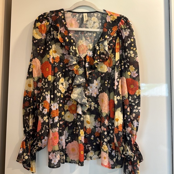 Spell & The Gypsy Sangria Floral Blouse - Picture 2 of 7